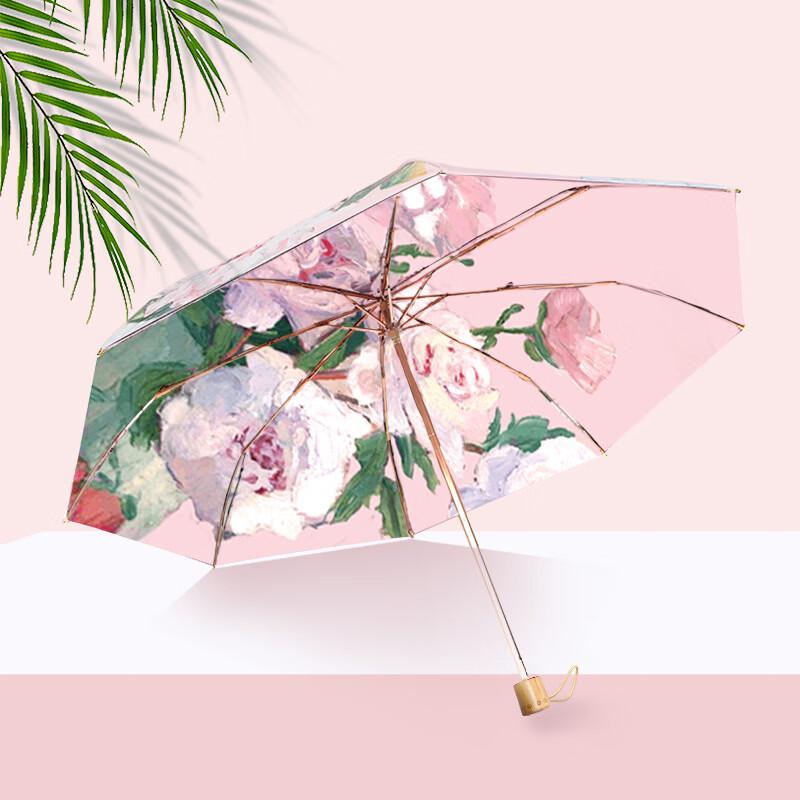 PALONY Compact Folding Sun Protection Umbrella