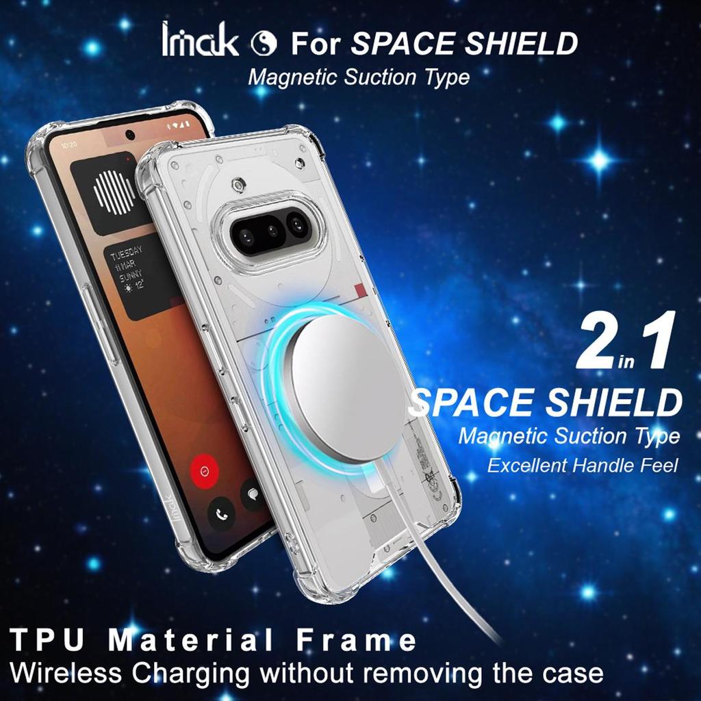 Etui do telefonu Nothing Phone 3a 5G IMAK Odporne na wstrząsy Miękkie Kosmiczne Magnetyczne Etui