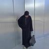 Womens Winter Knit Set Loose High Neck Zipper Top Long Skirt Casual Outfit
