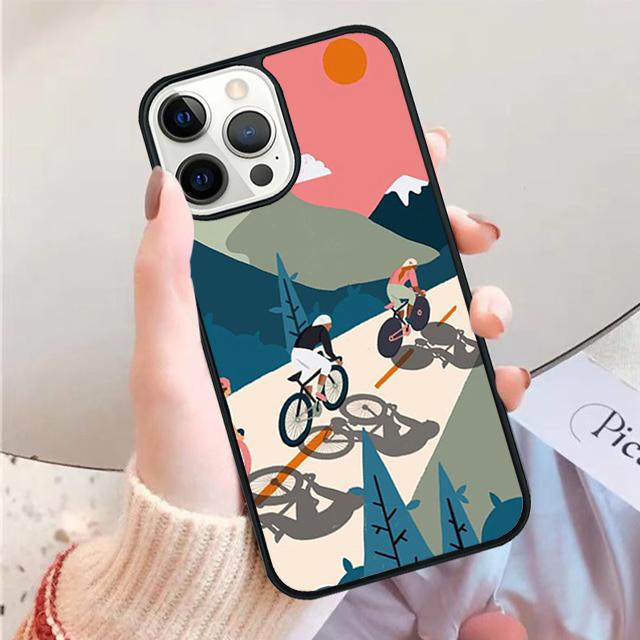 

BIKE CYCLING art Phone Case Cover For iPhone 17 Air 15 13 Pro Max 16 14 Plus 11 12 Apple max iPhone 13