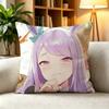 UUmamusume Pretty Derby Uma Musume Game  Square DoubleSided printed Pillow Case Bedroom Bedside Pillow Sofa Cushion Cover