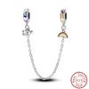 Vendi Charms a Catena con Animali, Piante, Viaggio, Design di Moda, Perline in Argento 925, 3mm, Fai da Te, Creazione di Gioielli Fini