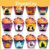 Border Cake Halloween Set With Paper Material For Venue And Decorations Party