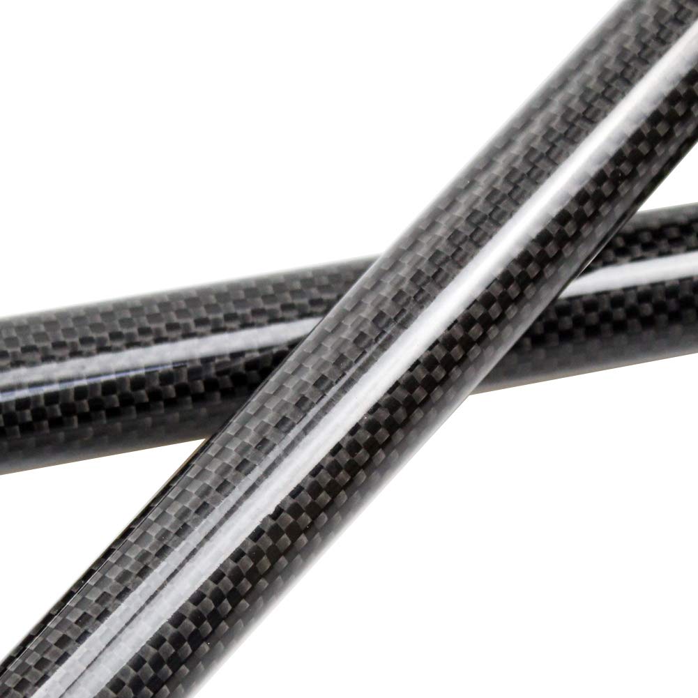 XIANGSHANG Honda Sensing Hood Damper for G L Left and Right Set Carbon with Installation Instructions N-BOX JF3/JF4 EX, (Black Fiber) (Japanese)