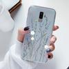For Samsung Galaxy S9 S 9 Plus Phone Case Cartoon Back Cover Transparent Soft Silicone Flower Funda For Samsung s9 S9+ Cute Capa
