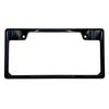 Front and Rear License Frame Set for Standard Vehicles (black)