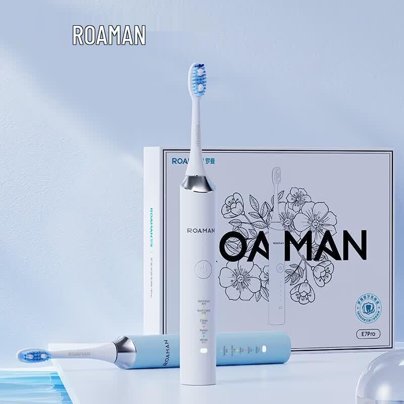 

ROAMAN E7 PRO Звуковая электрическая зубная щетка вилка CN (адаптер в комплекте)