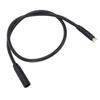 Sykkelmotor Forlengelseskabel 60CM Lengde 6 Pins Regntett ABS Hjulmotor Forlengelseskabel