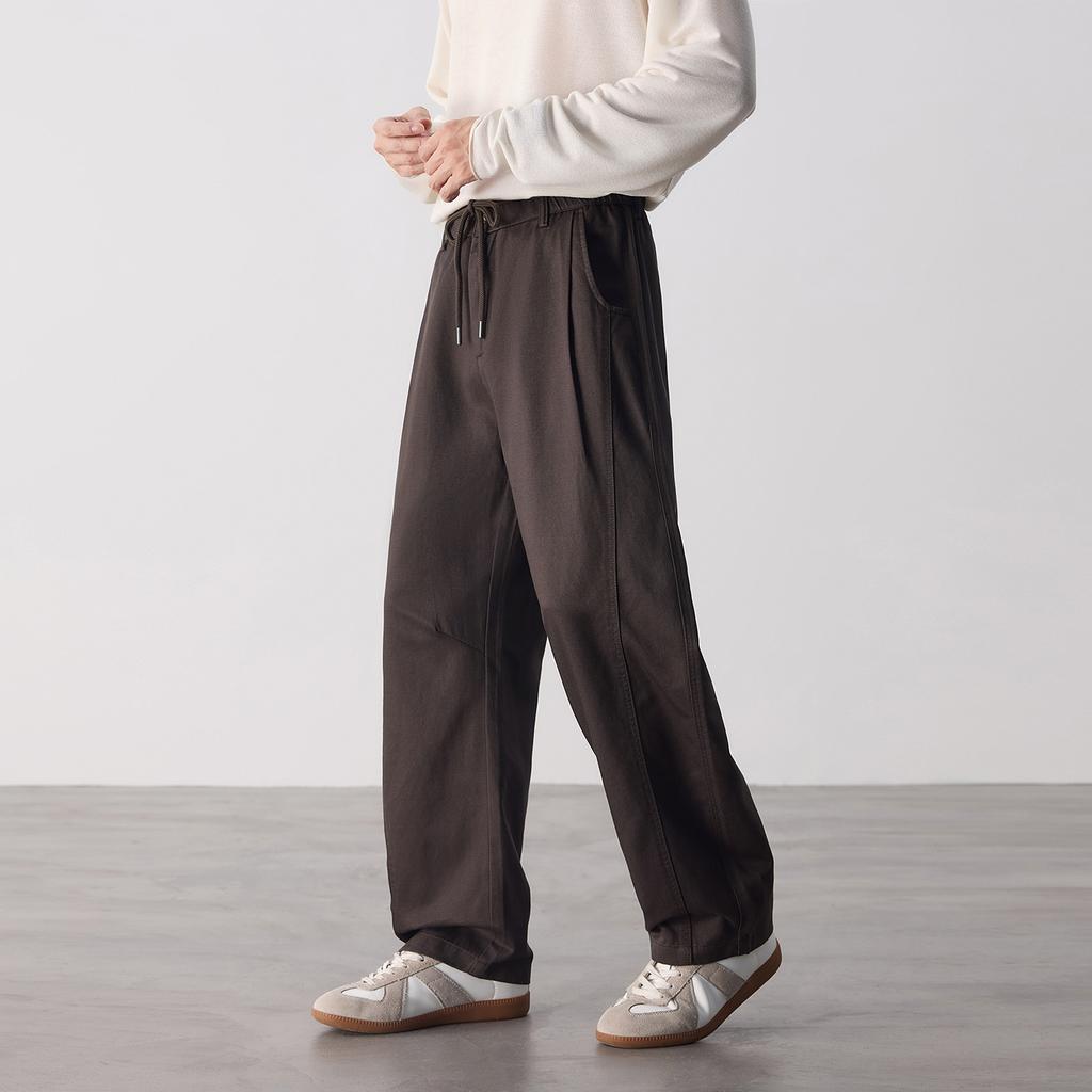 Casual Pants Men's Autumn New Straight-leg Pants Versatile Trend Loose Trousers Solid Color Overalls Wholesale