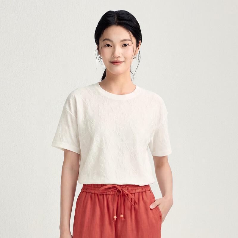 Beifanglu Lyocell Blend Deer Butterfly Hollow Knit Top L