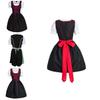 German Dirndl Dress With Middle Waist And Short Sleeves For Oktoberfest Events