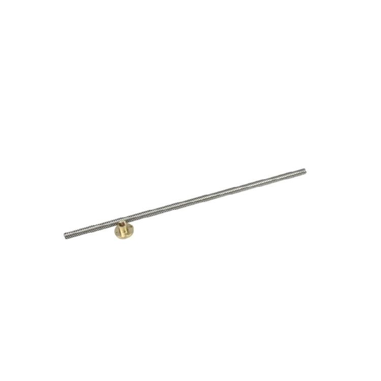 

3D Printer Parts T8 Screw Stainless Steel With Copper Nut 3D Printer Accessories 300mm/350mm/400m/500m/600mm 300mm