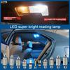 For Peugeot 5008 2009-2018 12Pcs LED Interior Reading Light Trunk Plate Bulb Kit Hatchback Saloon Signal Lamp Car Lights