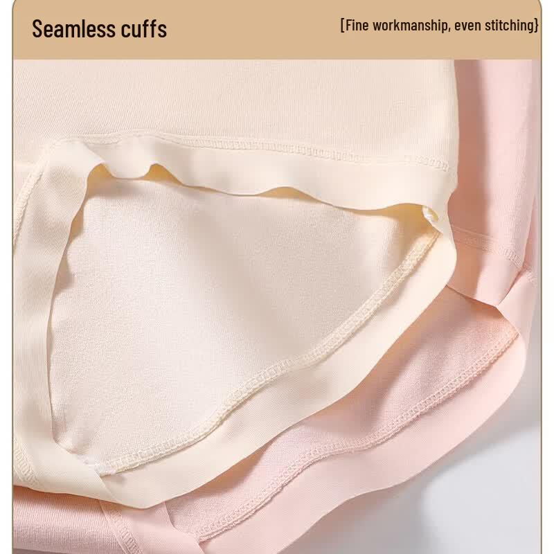 Audifen Women's 7A Antibacterial Seamless Cotton Briefs