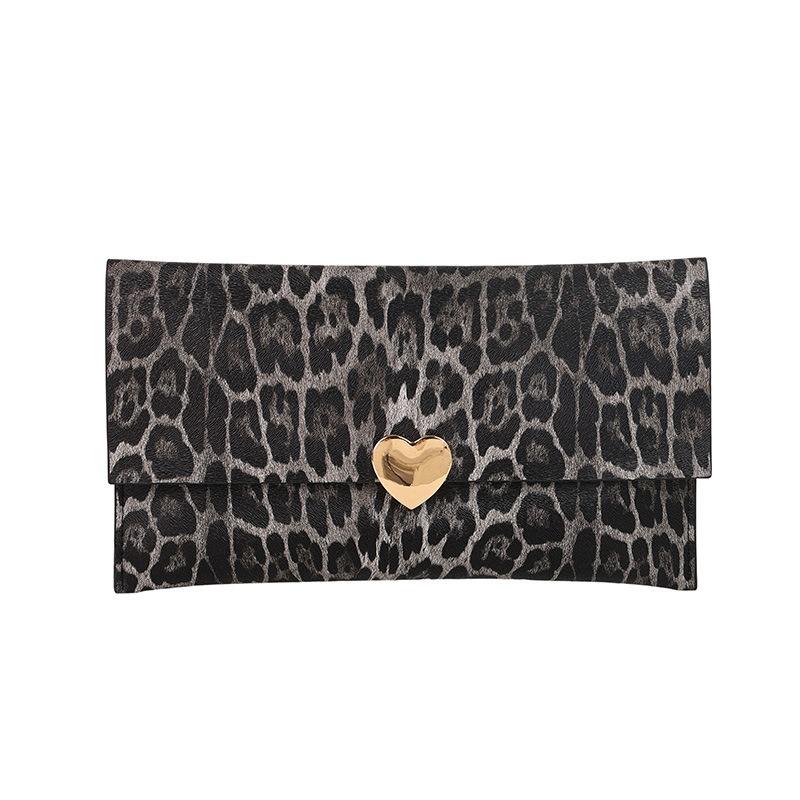 Women's handbag new clutch bag niche design sense fashion leopard print personality trend women's bag