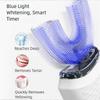 Adult U-Shaped Automatic Electric Toothbrush Waterproof Gentle Soft Silicone Bristles for Women Men
