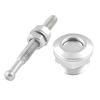 1Pz/4Pz 22mm Universale Auto Pulsante a Pressione Kit Perni Cofano Alluminio Rilascio Rapido Blocco Paraurti Targa Clip di Blocco