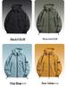 2025 Trendy Windproof & Waterproof Hooded Mountaineering Jacket - Unisex Spring/Autumn Outdoor Hiking & Fishing Outerwear