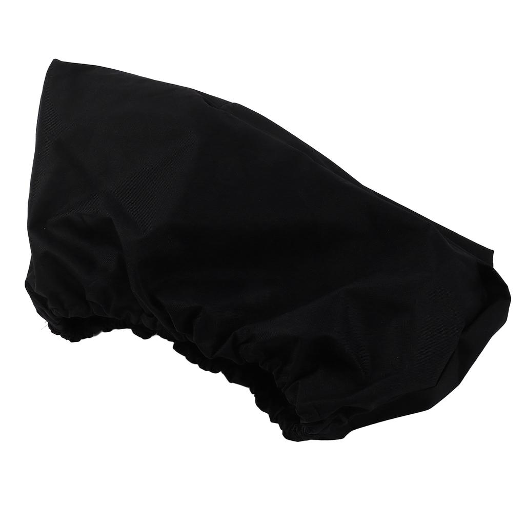 Winch Protection Cover Polyester Waterproof UV Resistant Black Soft Universal for Winches 8000‑12000lbs