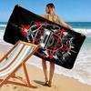 Supernatural Print Beach Towel, Large Soft Quick Dry Towel for Beach Camping Swimming