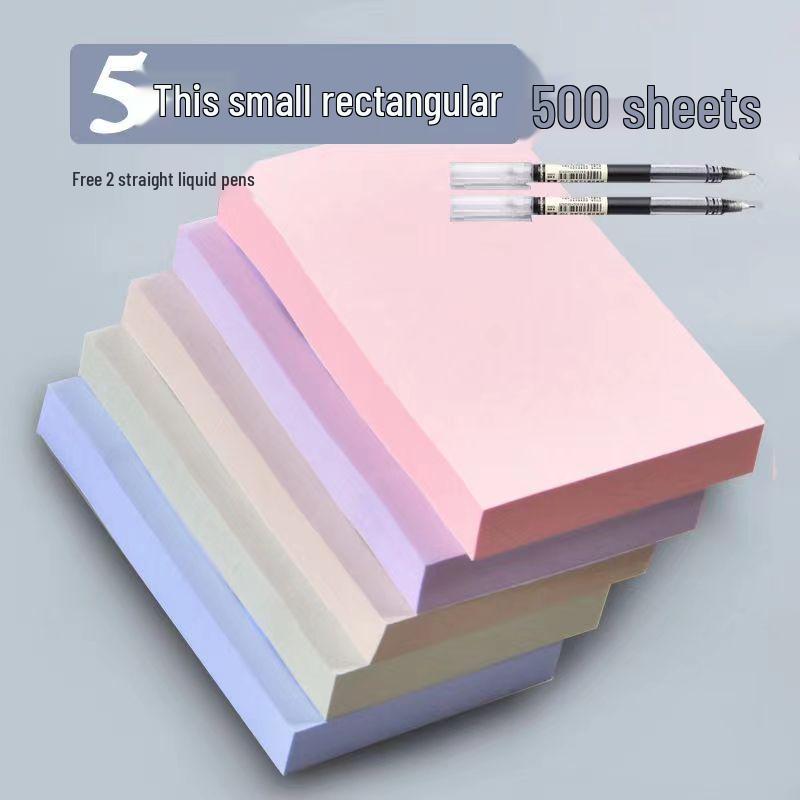 Morandi Colored Sticky Notes - Strong Adhesive, Small Strips for Students, Pure Color Memo Papers