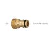 SATURNIA - Brass Hose Adapter 1/2" Male