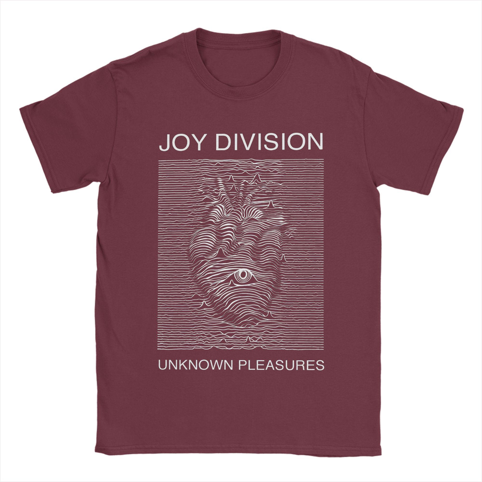 

Punk Unknown Pleasures Radio Waves Rock Band T Shirt100% Cotton Amazing T-Shirt Round Neck Joy Division Tops Original S