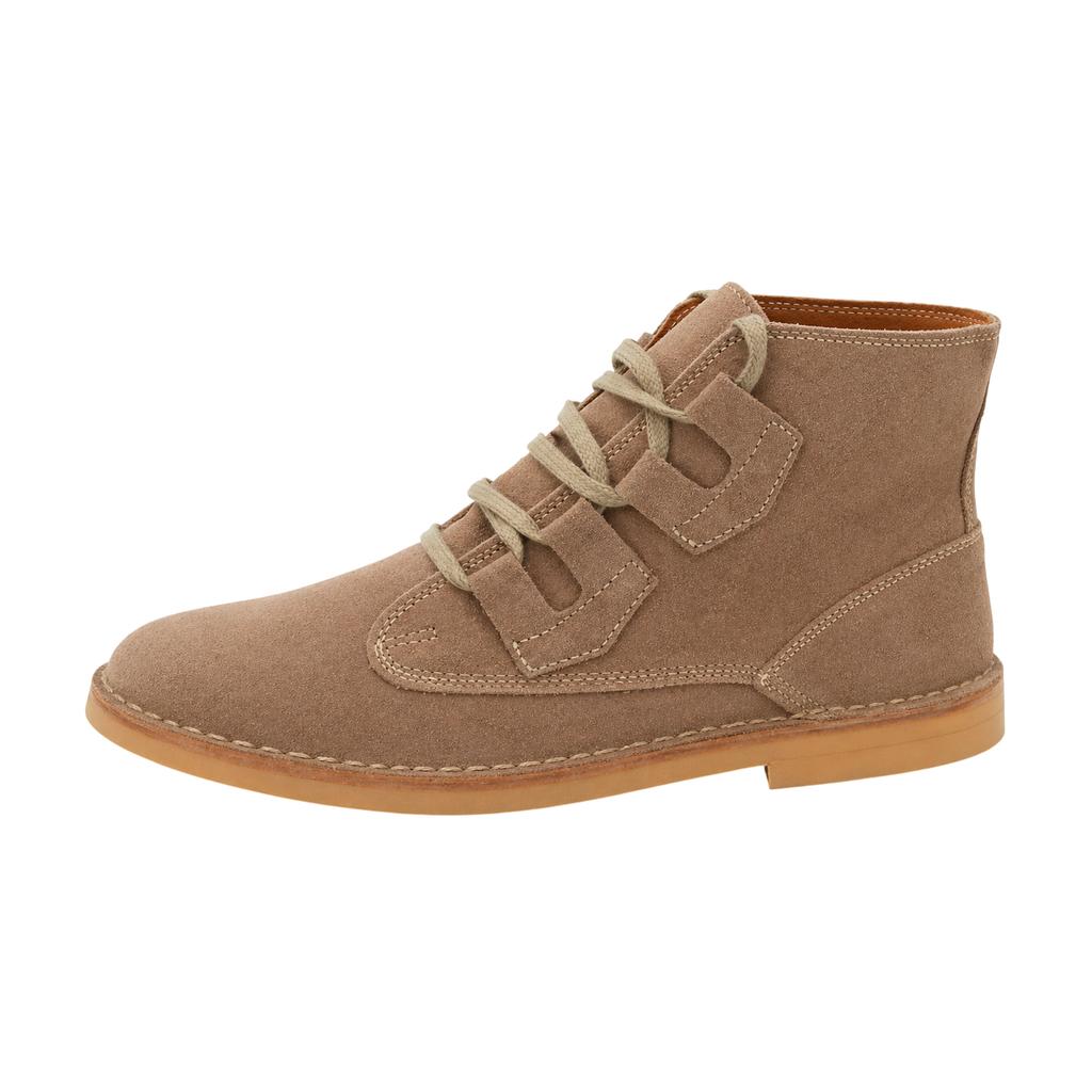 Roamers Botas de desierto de ante auténtico con lazo Ghillie para hombre