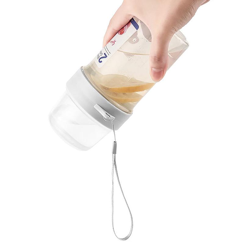 Breakfast Oatmeal Cereal Nut Yogurt Salad Cup Seal Container Double Layer Sauce Cup Bento Tuppers Food Bowl Lunch Box