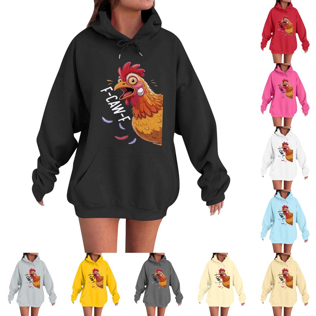 Mote for kvinner Daglige allsidige avslappede sweatshirts Langermet topp Sweatshirts