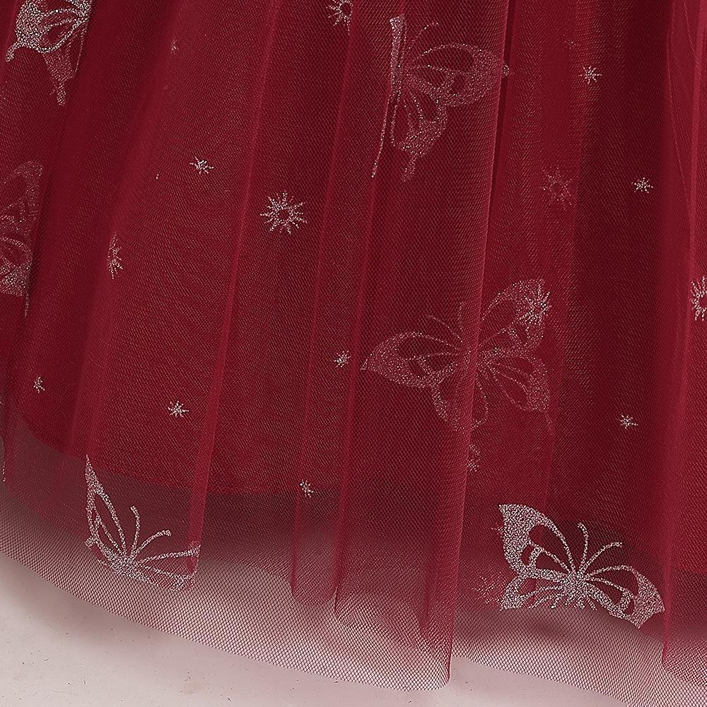 Neue Jahr Rot Kostüm Mädchen Kleid Weihnachten Prinzessin Kleid Hochzeit Party Kleider Pailletten Vestido Kinder Kleid Für Teenager Mädchen