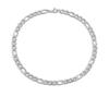Unisex Figaro Chain Necklace in Gold Titanium Stainless Steel