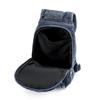 Vintage Denim Bag Multi-functional Chest Bag Women Backpack