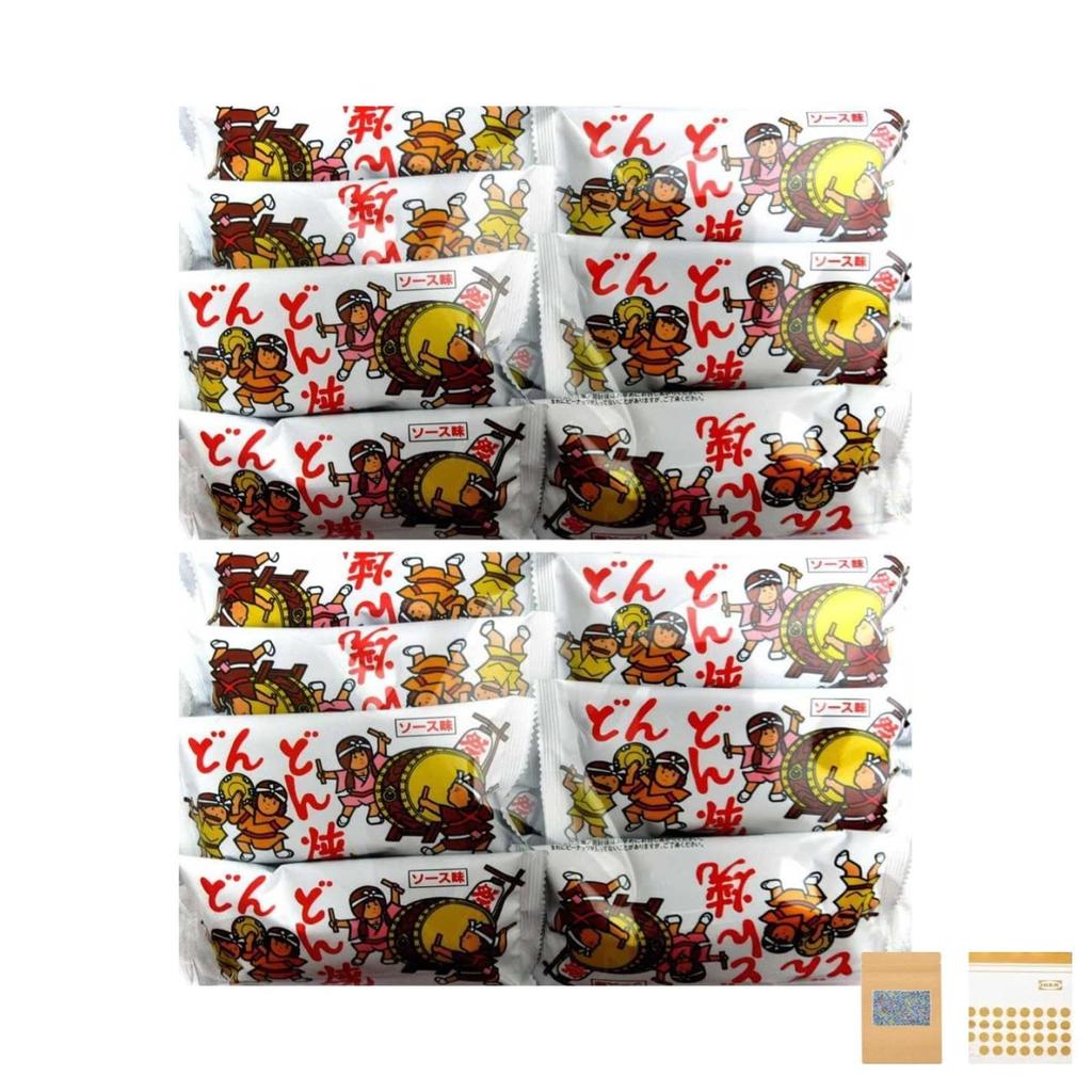 Kado Dondon Yaki-Sauce-Geschmack 12 g x 15 Beutel Dagashi-Snacks Großkauf