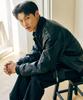Connect Kinloch [Synthetic Leather] Oversized Ma-1 Bomber Jacket (Black)