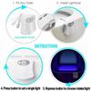 Flexible 8 Colors LED Toilet Bowl Night Light Motion Sensor Bathroom Seat Lamp