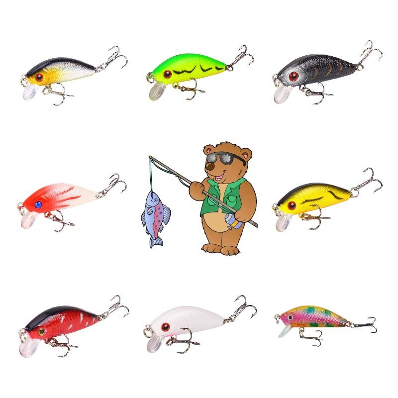 Lure Fishing Simulation False Baits 3d Eyes Hooks Floating Fishing Accessories