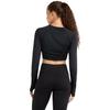 Umbro Dames Bodycon Raglan Lange Mouwen Training Crop Top