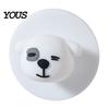 Noise Reduction Door Pad Cartoon Dog Handle Stopper, Self-Adhesive Knob Stop Wall Protector Protector, Quiet Shock Absorbent Bumper