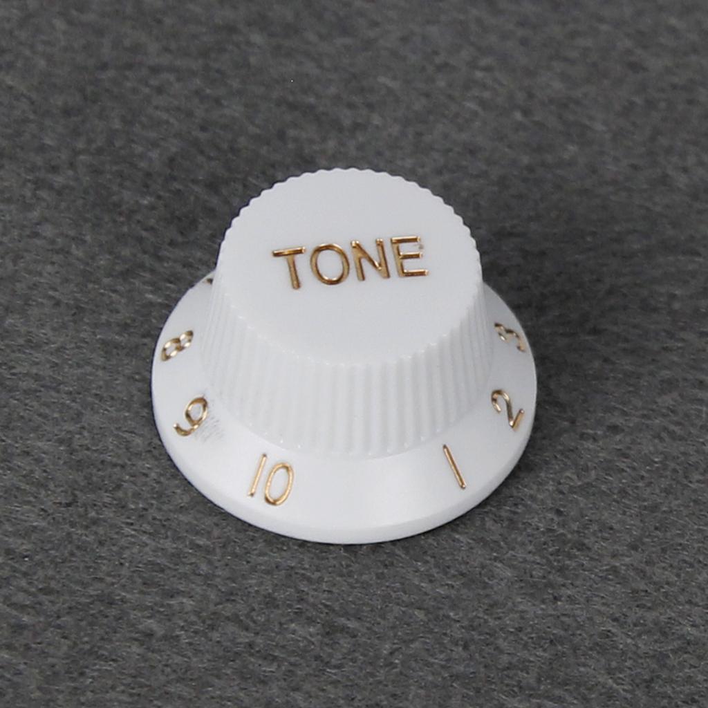 FLEOR 10pcs 24-Splines ST Electric Guitar Control Knobs Volume Tone Knobs Guitar Accessories