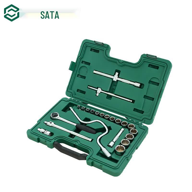 SATA 22-Piece Imperial Socket Set 22-Piece, 1/2-inch Drive