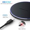 30W Ultra-Thin Aluminum Wireless Charger - 15W Fast Charging Fabric Texture