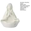 Virgin Mary Statue Rosary Holder Our Lady Rosary Bowl Resin Figurine Sculpture Home Office Bookshelf Desktop Decoration Ornament
