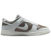 Nike Dunk Anti Slip Wear Resistant Low Top Skateboard Shoes Unisex Brown Gray