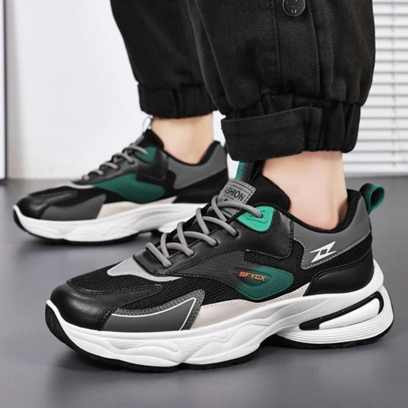 Men's Summer Breathable Versatile Deodorant Wear-resistant Mesh Sports Casual Thick-soled Teenagers' Shoes