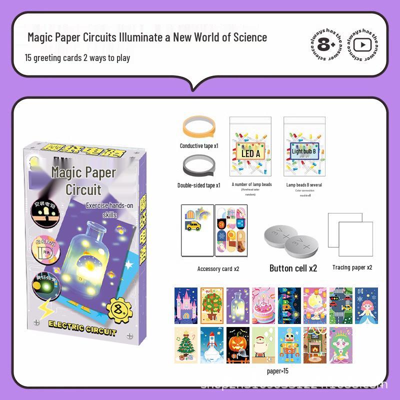 DIY Glowing Greeting Card Kit: Children s Educational Science Experiment