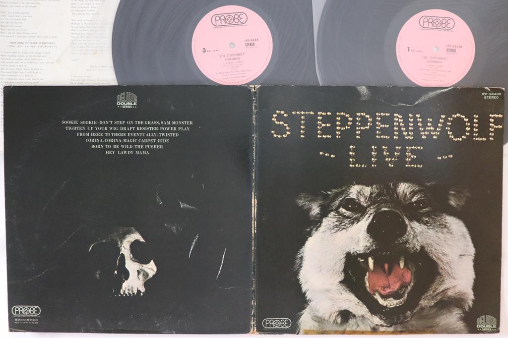 LP Record STEPPENWOLF  Live IPP9443B PROBE Japan Rock Used