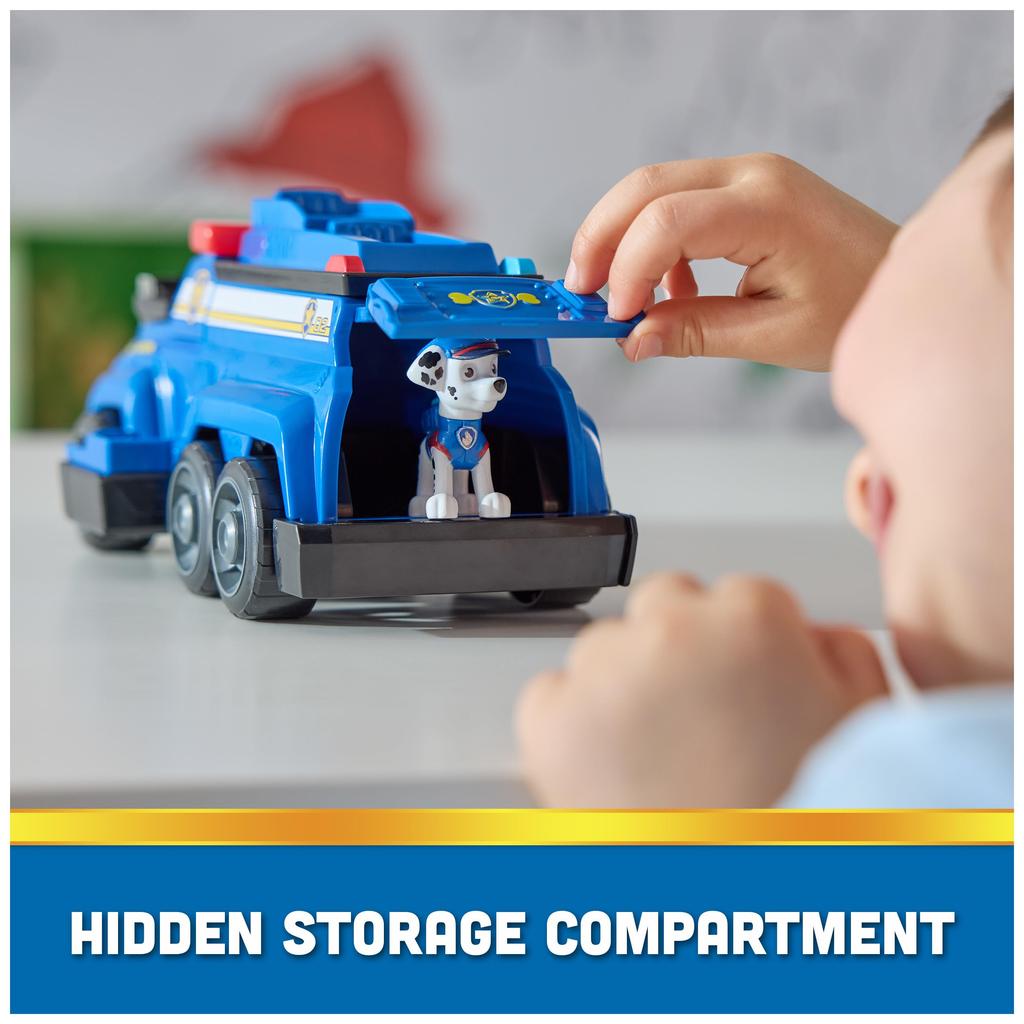Paw Patrol Chase Total Team Rescue Police Cruiser Vehicle Toy Figures: Chase, Marshall, Skye, Rubble, Rocky, and Zuma [Parallel Import]