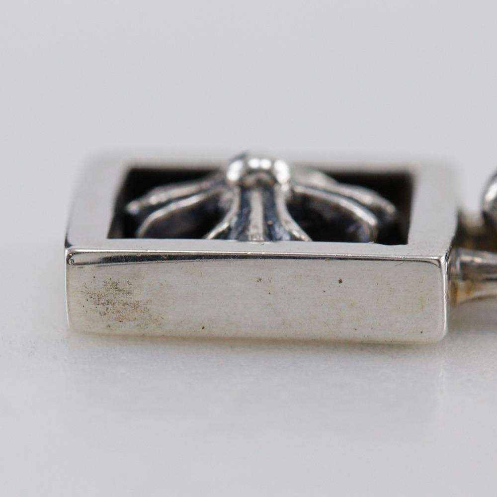 CHROME HEARTS FRAMED CH PLUS Necklace Framed CH Plus Silver925 11.0g unisex Used