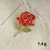 Temperament rose brooch elegant and versatile niche suit anti-light fixed pin brooch new
